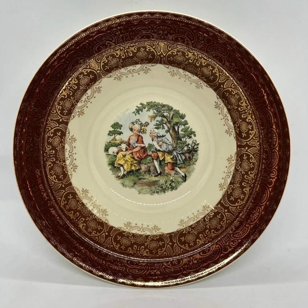 Taylor Smith & Taylor 9” Round Vegetable Bowl Vintage